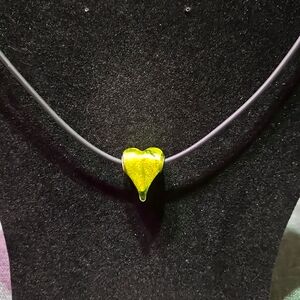 Glass Heart Necklace